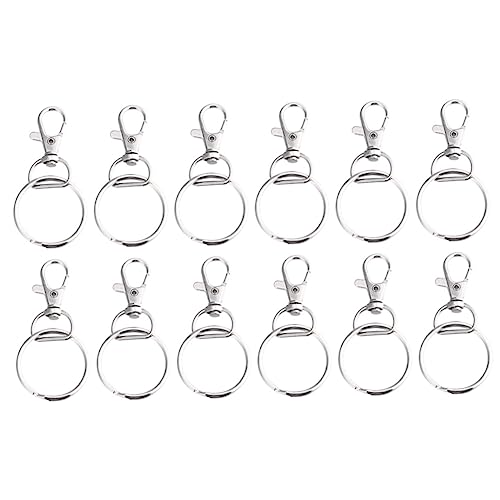 DECOMELODY 50 Sätze Schlüsselbund Haken Halskettenketten Inhaber Abzug Schließe D-Ringe Für Handtaschenriemen Halter Schlüsselanhänger Großer Karabinerverschluss Reifen Lanyards Verschlüsse DECOMELODY 50 Sätze Schlüsselbund Haken Halskettenketten Inhaber Abzug Schließe D-Ringe Für Handtaschenriemen Halter Schlüsselanhänger Großer Karabinerverschluss Reifen Lanyards Verschlüsse von DECOMELODY