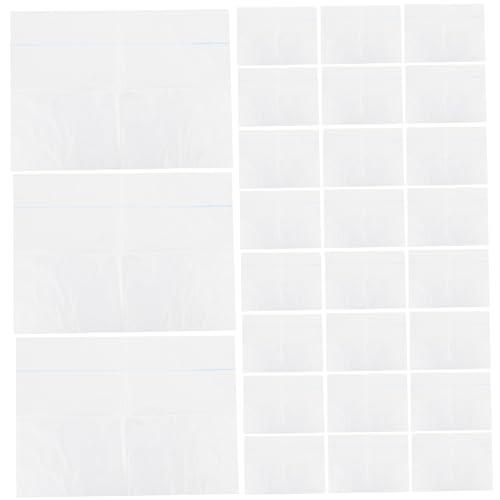 DECOMELODY 50 Stück Teiliges Kaninchentransportbodenfolie Auslaufsicherer Käfigeinleger Geruchsreduzierend Hygienisch für Hasen und Meerschweinchen Praktische Schutzfolie für Mittlere Käfige von DECOMELODY