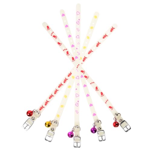 DECOMELODY 5St hundekragen hundehalstuch Hundehalsband mit Leuchteffekt Nachtsicht Halsband hundehalsbänder Air-Tag-Hundehalsband Balsam Katze Krawatten Katzenhalsband für drinnen Kieselgel DECOMELODY 5St hundekragen hundehalstuch Hundehalsband mit Leuchteffekt Nachtsicht Halsband hundehalsbänder Air-Tag-Hundehalsband Balsam Katze Krawatten Katzenhalsband für drinnen Kieselgel von DECOMELODY