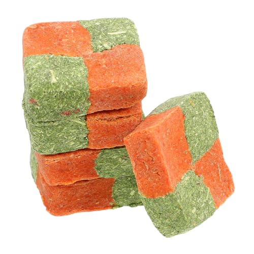 DECOMELODY 5Stücke Bunny Kauspielzeug Natürliche Graskuchen für Meerschweinchen Sichere Snacks zur Zahnreinigung für Kleine Haustiere um Bleiben DECOMELODY 5Stücke Bunny Kauspielzeug Natürliche Graskuchen für Meerschweinchen Sichere Snacks zur Zahnreinigung für Kleine Haustiere um Bleiben von DECOMELODY
