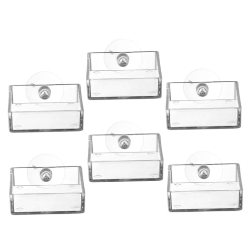 DECOMELODY 6 Stück Fütterung Becken Für Aquarien Urlaub Fischfutter Fischfutterspender Für Aquarien Fischglas Futternapf Für Aquarien Tank Essen Fischfutterautomat Aquarium Transparent Acryl DECOMELODY 6 Stück Fütterung Becken Für Aquarien Urlaub Fischfutter Fischfutterspender Für Aquarien Fischglas Futternapf Für Aquarien Tank Essen Fischfutterautomat Aquarium Transparent Acryl von DECOMELODY