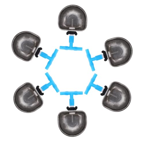 DECOMELODY 6 Stück Teiliges Rabbit Water Bowl aus Edelstahl und Automatische Trinkschale für Hasenstall Nagersicher Installieren Zubehör für Kleintiere Zuverlässiger Wasserspender DECOMELODY 6 Stück Teiliges Rabbit Water Bowl aus Edelstahl und Automatische Trinkschale für Hasenstall Nagersicher Installieren Zubehör für Kleintiere Zuverlässiger Wasserspender von DECOMELODY