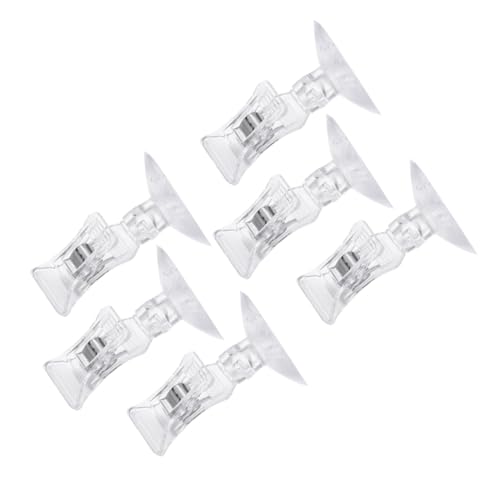 DECOMELODY 6 Stücke Fisch Tank Feeder Clip Aquarium Tasse Futter Schellen Für Fisch Aquarien von DECOMELODY