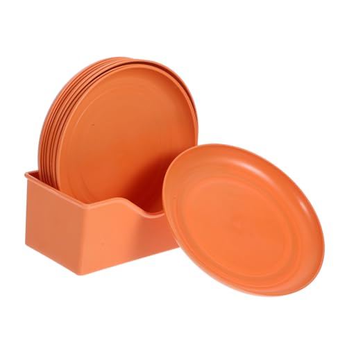 DECOMELODY 8-Teiliges Set Futternapf für Katzen klein seicht Katzenteller für Nassfutter Fütterung katzenschüssel katzenfutter Obstteller aus Kunststoff Flacher Futternapf für Hunde pp Orange DECOMELODY 8-Teiliges Set Futternapf für Katzen klein seicht Katzenteller für Nassfutter Fütterung katzenschüssel katzenfutter Obstteller aus Kunststoff Flacher Futternapf für Hunde pp Orange von DECOMELODY