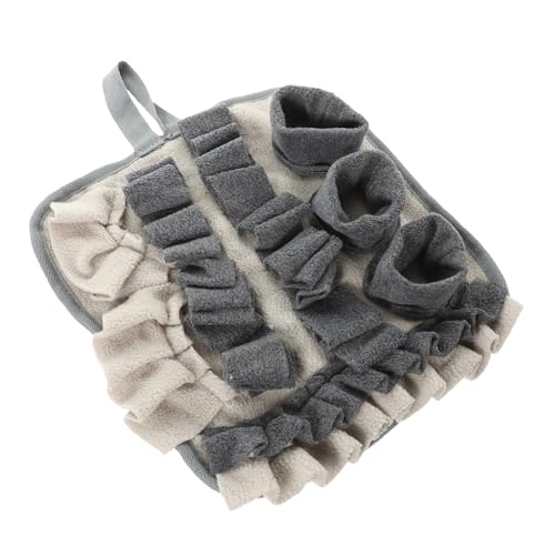 DECOMELODY Antirutsch Snuffing Decke aus Fleece Langlebige Schnüffelmatte zur Beschäftigung für Kaninchen und Kleine Haustiere Waschbar und Sicher Graue Haustier Futter und Spielmatte DECOMELODY Antirutsch Snuffing Decke aus Fleece Langlebige Schnüffelmatte zur Beschäftigung für Kaninchen und Kleine Haustiere Waschbar und Sicher Graue Haustier Futter und Spielmatte von DECOMELODY