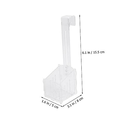 DECOMELODY Aquarium Pflanzenhalter Hängender Wasserpflanzer mit Haken Kleine Pflanztasse für Aquarien Dekoration Langlebig Wiederverwendbar für Zuhause Hotel Park von DECOMELODY