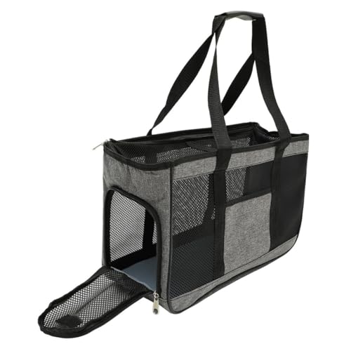 DECOMELODY Atmungsaktive Faltbare Haustier Tragetasche für Katzen und Kleine Hunde Leichtes Design mit Netzgewebe für Belüftung Komfortable Handtrage für Outdoor und Reisen von DECOMELODY