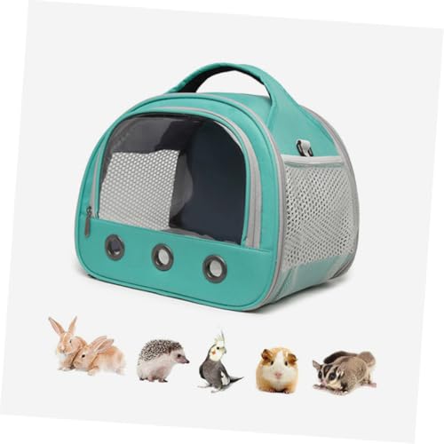 DECOMELODY Atmungsaktive Tragbare Hamster Meerschweinchen Reisetasche mit Verstellbarem Schultergurt Transparentem Fenster Großer Mesh Seite Geeignet für Kaninchen Igel Rennmäuse und Kleine DECOMELODY Atmungsaktive Tragbare Hamster Meerschweinchen Reisetasche mit Verstellbarem Schultergurt Transparentem Fenster Großer Mesh Seite Geeignet für Kaninchen Igel Rennmäuse und Kleine von DECOMELODY