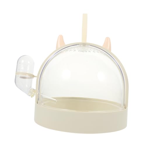 DECOMELODY Atmungsaktive Tragbare Hamster Transportbox aus Robustem Material Transparenter Kleintierkäfig für Zwerghamster Chinchilla und Kleine Haustiere für Reisen und Outdoor Einsatz von DECOMELODY