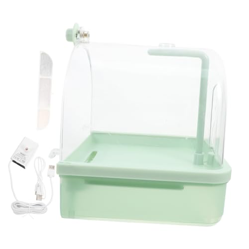 DECOMELODY Automatische Badewanne „Papagei“. Mini-Ständer tragbare Markise Puffer Vogel badewanne Vogelbadewanne Vogelkäfig Große Vogeltränke für Käfig Sittichbad für Käfig Abs Light Green DECOMELODY Automatische Badewanne „Papagei“. Mini-Ständer tragbare Markise Puffer Vogel badewanne Vogelbadewanne Vogelkäfig Große Vogeltränke für Käfig Sittichbad für Käfig Abs Light Green von DECOMELODY