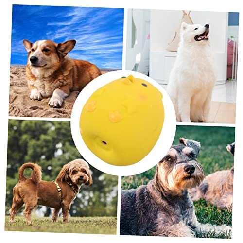 DECOMELODY Beißfestes aus Latex mit Quietschfunktion Interaktives Cartoonförmiges Hundespielzeug für Kleine Hunde Fördert Bewegung und Natürliche Instinkte DECOMELODY Beißfestes aus Latex mit Quietschfunktion Interaktives Cartoonförmiges Hundespielzeug für Kleine Hunde Fördert Bewegung und Natürliche Instinkte von DECOMELODY