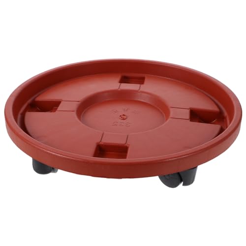 DECOMELODY Blumentopf-tablett, Rundes Blumentopf-, Für Den Garten, Balkon, Rollendes Blumentopf-tablett DECOMELODY Blumentopf-tablett, Rundes Blumentopf-, Für Den Garten, Balkon, Rollendes Blumentopf-tablett von DECOMELODY