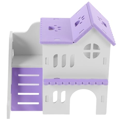 DECOMELODY Buntes Hamster Versteck Haus aus Stabilem mit Rampe Langlebige Kleintiervilla für Meerschweinchen Chinchillas und Rennmäuse Dekoratives Nagetier spielhaus für Käfige DECOMELODY Buntes Hamster Versteck Haus aus Stabilem mit Rampe Langlebige Kleintiervilla für Meerschweinchen Chinchillas und Rennmäuse Dekoratives Nagetier spielhaus für Käfige von DECOMELODY