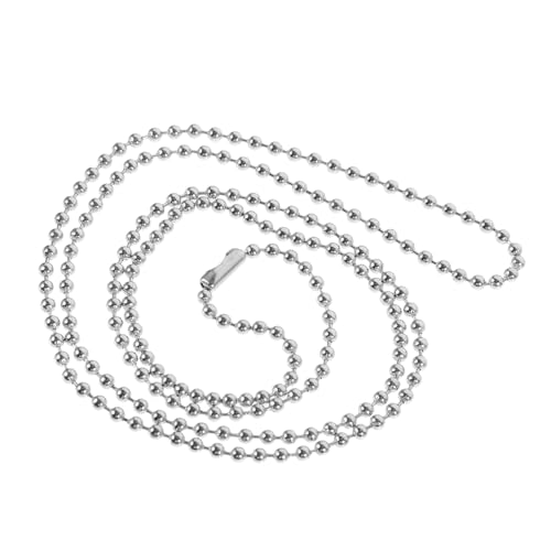 DECOMELODY Dog Tag Kette Robuste Kugelkette für DIY Basteln Hundemarke Langlebige Stabile Hundemarkenkette für Große Hunde Schmuckzubehör DECOMELODY Dog Tag Kette Robuste Kugelkette für DIY Basteln Hundemarke Langlebige Stabile Hundemarkenkette für Große Hunde Schmuckzubehör von DECOMELODY