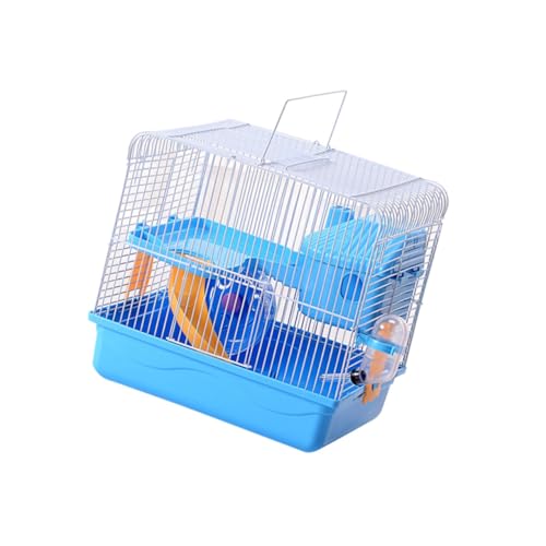 DECOMELODY Doppelstöckiger Hamsterkäfig mit Großem Eingang und Plattform Sicheres Kleintiergehege für Zwerghamster und Chinchillas Tragbares Leicht zu Reinigendes Haustierhaus in Blau DECOMELODY Doppelstöckiger Hamsterkäfig mit Großem Eingang und Plattform Sicheres Kleintiergehege für Zwerghamster und Chinchillas Tragbares Leicht zu Reinigendes Haustierhaus in Blau von DECOMELODY