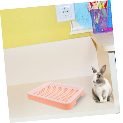 DECOMELODY Fall Kleintier Toilette mit Abgerundeten Kanten Langlebige Kaninchen und Meerschweinchen Toilette für Haustier Training Kompakt und Platzsparend Geeignet für Hamster und Nager DECOMELODY Fall Kleintier Toilette mit Abgerundeten Kanten Langlebige Kaninchen und Meerschweinchen Toilette für Haustier Training Kompakt und Platzsparend Geeignet für Hamster und Nager von DECOMELODY