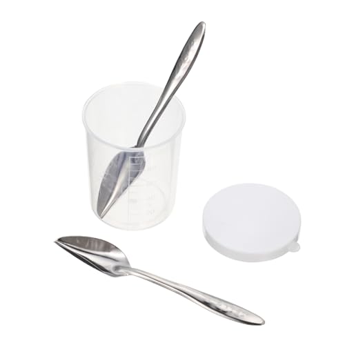 DECOMELODY Fütterungslöffel aus Metall mit Messbecher Teiliges für Papageien und Kleine Vögel Auslaufsicher Praktisch für Handfütterung und Futtergabe im Heim und Zoofachhandel DECOMELODY Fütterungslöffel aus Metall mit Messbecher Teiliges für Papageien und Kleine Vögel Auslaufsicher Praktisch für Handfütterung und Futtergabe im Heim und Zoofachhandel von DECOMELODY