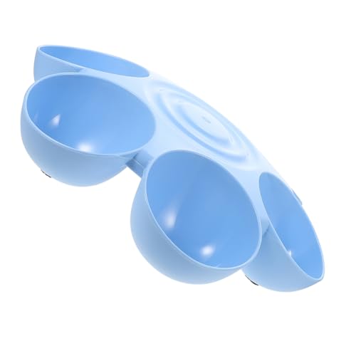 DECOMELODY Futternapf Für Haustiere Hund Wassernapf Wasserspender Für Hunde Wasser- Und Futternapf Für Hunde Kleine Hundesschüssel Trinknapf Für Katzen Welpenwasserschale Sky-Blue Abs von DECOMELODY
