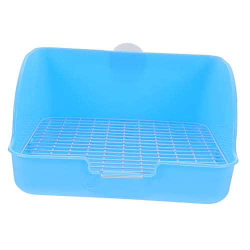 DECOMELODY Große Kaninchen Toilette aus Langlebigem Umweltfreundlichem PP mit Wanddesign gegen Streu Kompakt und Tragbar für Hunde Kaninchen Meerschweinchen für Wohnzimmer Garten und Park DECOMELODY Große Kaninchen Toilette aus Langlebigem Umweltfreundlichem PP mit Wanddesign gegen Streu Kompakt und Tragbar für Hunde Kaninchen Meerschweinchen für Wohnzimmer Garten und Park von DECOMELODY