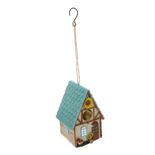 DECOMELODY Hängendes Vogelhaus aus Gemütliches Gartenvogelhaus für Kanarienvögel und Kleine und Langlebiges Design Aufhängen im Garten von DECOMELODY