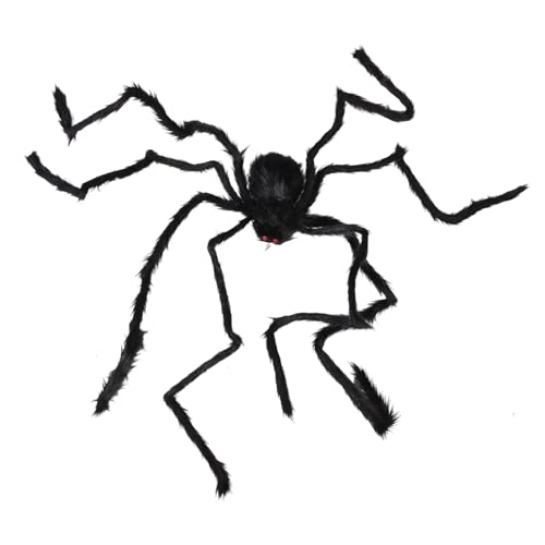 DECOMELODY Halloween XXL Spinnenornament Haustier Dekoration Lustiges Kreatives Schwarz Spinnen Accessoire für Hunde Katzen Halloween Party und Innenbereich DECOMELODY Halloween XXL Spinnenornament Haustier Dekoration Lustiges Kreatives Schwarz Spinnen Accessoire für Hunde Katzen Halloween Party und Innenbereich von DECOMELODY
