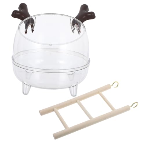 DECOMELODY Hamster Badezimmer Toilette Chinchilla-badehaus Sandbad Für Hamster Hamsterbettwäsche Zubehör Für Haustierratten Hamster -versteck Hamster Badesand Hamsterbad Coffee Das Haustier von DECOMELODY