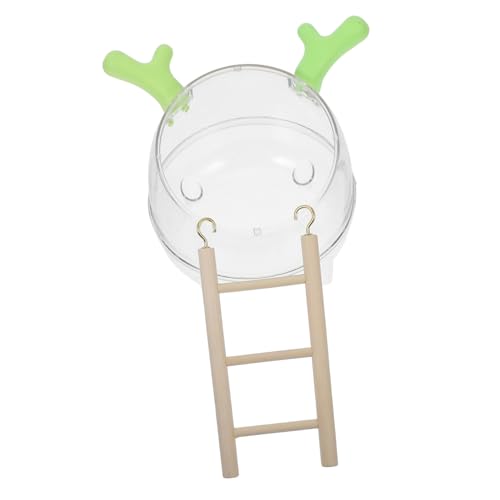 DECOMELODY Hamster Badezimmer Toilette Meerschweinchen -Versteck Badeschale für Hamster Hamster-Badeschale Badewanne für Hamster Hamster- Badetablett für Hamster Hamsterbad hölzern von DECOMELODY