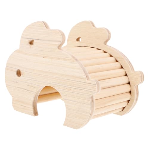 DECOMELODY Hamster-Kaninchen-hütte Versteck Käfig Rattenvorräte Hamsterversorgung Hamsterhäuser Hölzern DECOMELODY Hamster-Kaninchen-hütte Versteck Käfig Rattenvorräte Hamsterversorgung Hamsterhäuser Hölzern von DECOMELODY