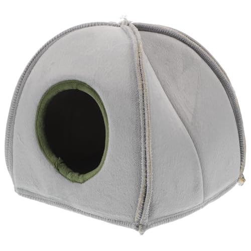 DECOMELODY Hamsternest Warmer Hamster Utensilienhamster Winterhamster Igel-Hamster Kleintiernest Haustier Schlafhaus Hamsterzubehör Mini-Hamster-Baumwollnest Baumwolle Grey DECOMELODY Hamsternest Warmer Hamster Utensilienhamster Winterhamster Igel-Hamster Kleintiernest Haustier Schlafhaus Hamsterzubehör Mini-Hamster-Baumwollnest Baumwolle Grey von DECOMELODY
