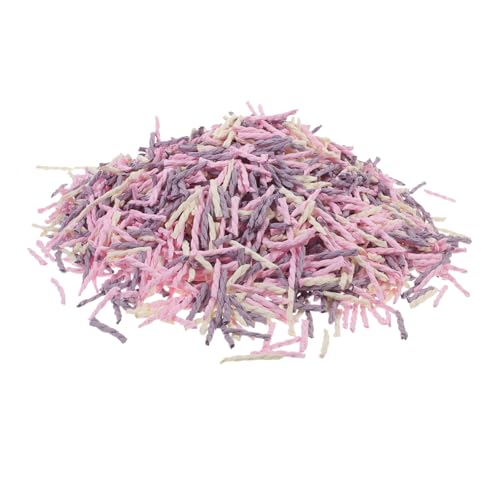 DECOMELODY Hamsterpapierstreu Twist Saugfähige Staubarme Einstreu aus Papierchips für Zwerghamster und Kleine Nager Atmungsaktiv Hygienisch für Käfige und Nester Geruchsarm Langlebig von DECOMELODY