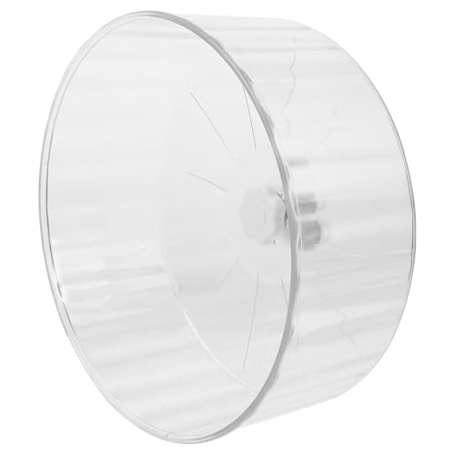DECOMELODY Hamsterrad Leise Laufrad mit Doppel kugellager Transparent für Zwerghamster Meerschweinchen Chinchilla Kleintiere Haustier DECOMELODY Hamsterrad Leise Laufrad mit Doppel kugellager Transparent für Zwerghamster Meerschweinchen Chinchilla Kleintiere Haustier von DECOMELODY