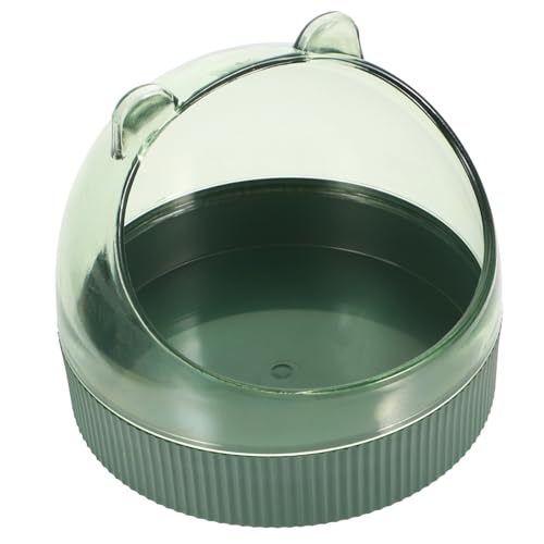 DECOMELODY Hamsterschale aus Transparentem Futter und Wassernapf für Kleintiere Wie Chinchillas und Zwerghamster Auslaufsicheres Design Leicht zu Reinigen Geeignet als Hamsterzubehör von DECOMELODY