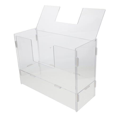 DECOMELODY Hasengrasständer Heubeutel Für Kaninchen Heuhalter Für Kaninchen Häschen-heu-futterspender Heumatten Für Kaninchen Heuraufe Für Kaninchen Hase Heuhalter Acryl Transparent von DECOMELODY