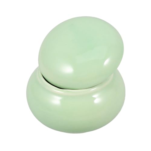 DECOMELODY Haustier Urne Haustiere Katzenurnen Für Asche Kleine Tierurne Keepsake Urne Andenken Urnen Dekorative Urnen Hundeurnen Für Asche Urnen Für Die Light Green Keramik von DECOMELODY