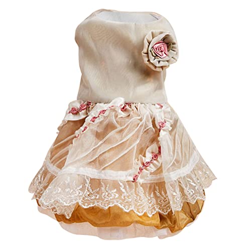 DECOMELODY Partykleid Für Hundegeburtstage Welpenkostüm Formeller Haustierrock Entzückende Hundekleidung Rosendesign Und Bequemer Partyrock Für Welpen DECOMELODY Partykleid Für Hundegeburtstage Welpenkostüm Formeller Haustierrock Entzückende Hundekleidung Rosendesign Und Bequemer Partyrock Für Welpen von DECOMELODY