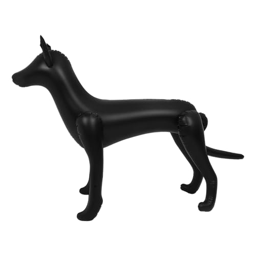 DECOMELODY Haustierkleidung gruseliges professionelles Tiermodell hundezubehör aufblasbares Tier Schaufensterpuppe für Hunde Ausstellungsstand für Hundekleidung PVC Black DECOMELODY Haustierkleidung gruseliges professionelles Tiermodell hundezubehör aufblasbares Tier Schaufensterpuppe für Hunde Ausstellungsstand für Hundekleidung PVC Black von DECOMELODY