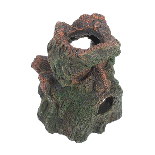 DECOMELODY Hohler Baumstamm Aus Kunstharz, Aquarium-Dekoration, Aquarium-Dekorationen, Höhle, Reptilienversteck, Lebensraum Für Schildkröten, Aquarium-versteckhöhle Für Garnelen Und Fische DECOMELODY Hohler Baumstamm Aus Kunstharz, Aquarium-Dekoration, Aquarium-Dekorationen, Höhle, Reptilienversteck, Lebensraum Für Schildkröten, Aquarium-versteckhöhle Für Garnelen Und Fische von DECOMELODY