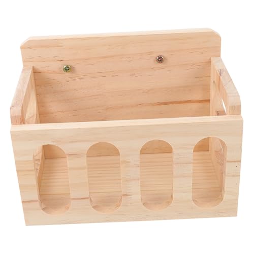 DECOMELODY Holz Futterhalter für Kleintiere Mehrzweck Heuraufe für Kaninchen Chinchillas und Meerschweinchen Fest Montierbar Am Käfig Langlebig Leicht zu Reinigen Platzsparend DECOMELODY Holz Futterhalter für Kleintiere Mehrzweck Heuraufe für Kaninchen Chinchillas und Meerschweinchen Fest Montierbar Am Käfig Langlebig Leicht zu Reinigen Platzsparend von DECOMELODY