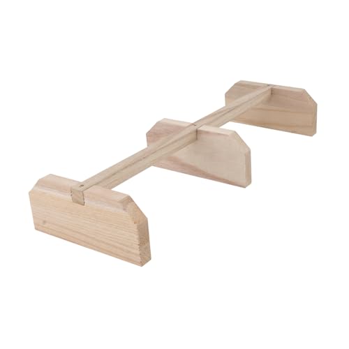 DECOMELODY Holz Sitzstange für Hühner und Vögel Natürlicher Vogelstand für Entspannung und Spiel für Hühnergrößen und Sicheres Kauen und Natürliche Pflege von DECOMELODY