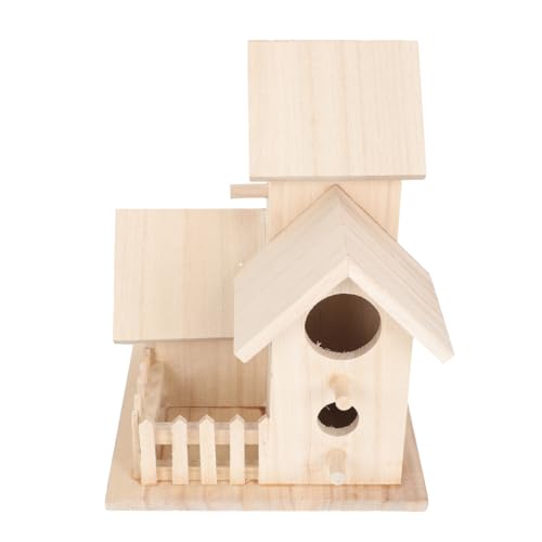 DECOMELODY Holz Vogelnest Hängendes Vogelhaus Kreatives Nistkasten Dekor für Garten Terrasse Balkon Langlebiges Naturholz Vielseitig als Brut und Zuchtbox für Kleine Vögel Geeignet DECOMELODY Holz Vogelnest Hängendes Vogelhaus Kreatives Nistkasten Dekor für Garten Terrasse Balkon Langlebiges Naturholz Vielseitig als Brut und Zuchtbox für Kleine Vögel Geeignet von DECOMELODY