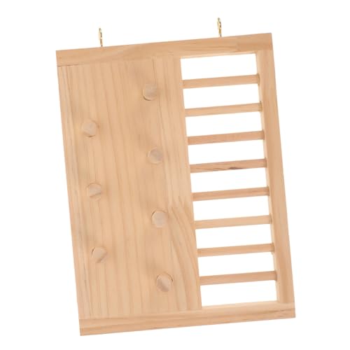 DECOMELODY Holzleiter für Kleintiere Langlebig zum Klettern für Hamster Chinchilla Ratte und Mäuse Platzsparend Hängbar als Käfigdekoration und Interaktives Nagetierspielzeug DECOMELODY Holzleiter für Kleintiere Langlebig zum Klettern für Hamster Chinchilla Ratte und Mäuse Platzsparend Hängbar als Käfigdekoration und Interaktives Nagetierspielzeug von DECOMELODY