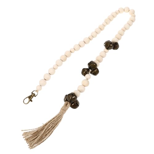 DECOMELODY Hundeglocke Haustiertürklingel Langlebiges Hundezubehör Handgemachte Hundetürklingel Hundespielzeug Futterspender Tragbare Hundetürklingel Trainingshund Türklingel Eisen Beige DECOMELODY Hundeglocke Haustiertürklingel Langlebiges Hundezubehör Handgemachte Hundetürklingel Hundespielzeug Futterspender Tragbare Hundetürklingel Trainingshund Türklingel Eisen Beige von DECOMELODY