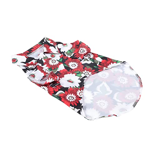 DECOMELODY Hundehemd Coole Hundekleidung Hunde Sommerkleidung für Kühlung schmucklos Dog Costume hundekostüme hundepulli hundekleider hundepullover Hundebekleidung Haustierkleidung Baumwolle von DECOMELODY