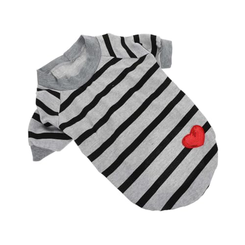 DECOMELODY Hundehemd Strand Klein Für Züchten Tee Outfits Hunde-Outfit Mama Sommer Welpe Rassen Hündchen Haustiere Heimtierbedarf Hunde-t-Shirt Outdoor-Haustier-Sweatshirt Baumwolle von DECOMELODY