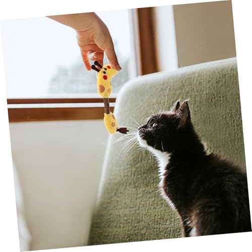 DECOMELODY Interaktives Katzenspielzeug Silvervine kratzstab mit Kreativem Design zur Beschäftigung und Stressreduktion für Wohnungskatzen Fördert Bewegung und Bindung zwischen Halter und von DECOMELODY