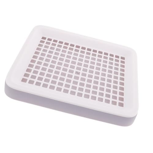 DECOMELODY Kaninchen Toilette Anti Fall Kleintier Toilettentrainer mit Vielseitige Katzentoilette für Zwergkaninchen Meerschweinchen Hamster und Chinchilla Hygienische Haustier Toilette für von DECOMELODY