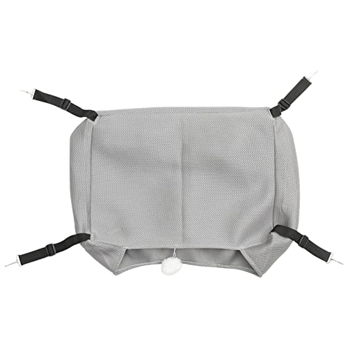 DECOMELODY Katze Hängematte Kühlung Luft Schild Weiden Katzenhängematte Zum Aufhängen Drinnen Haustier Hängend Katzenbett Hängebett Für Katze Schlafnest Für Katze Grey Dickes Sandwich-Netz von DECOMELODY