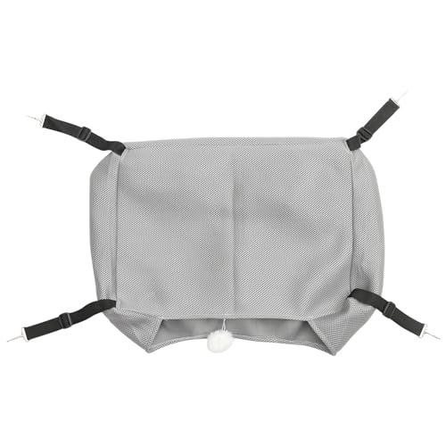 DECOMELODY Katze Hängematte katzenbett haustierbett Katzenkäfigruheplatz Kleintierbett Katzenhöhle Gewebte selbst für kleine Tiere hängende Nester Kätzchen Nest Dickes Sandwich-Netz Grey DECOMELODY Katze Hängematte katzenbett haustierbett Katzenkäfigruheplatz Kleintierbett Katzenhöhle Gewebte selbst für kleine Tiere hängende Nester Kätzchen Nest Dickes Sandwich-Netz Grey von DECOMELODY