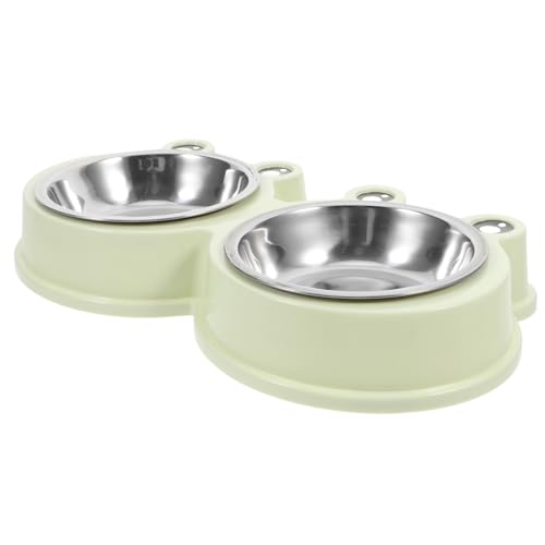 DECOMELODY Katzen- Und Hundenapf Katzennapf Kleine Hundenäpfe Haustiernapf Katzengericht Katzenfutterhalter Haustierbedarf Hund Wassernapf Ständer Für Hundenapf Katzennäpfe Rostfreier Stahl von DECOMELODY