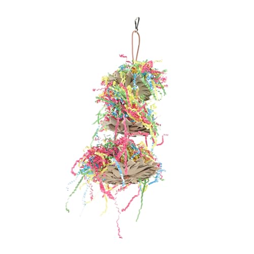DECOMELODY Großes Papageien-kauspielzeug Aus Natürlichem Hängendes Spielzeug Für Vögel Fördert Das Kauen Und Spielen Für Wellensittiche Und Andere Haustiervögel Langlebig Und DECOMELODY Großes Papageien-kauspielzeug Aus Natürlichem Hängendes Spielzeug Für Vögel Fördert Das Kauen Und Spielen Für Wellensittiche Und Andere Haustiervögel Langlebig Und von DECOMELODY